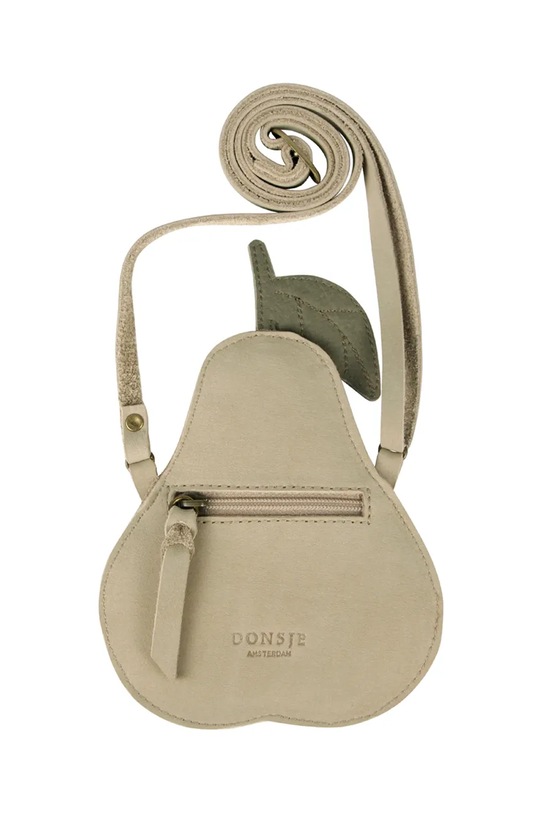Donsje geanta de mana din piele pentru copii Nanoe Fruit Purse Pear bej 5009016