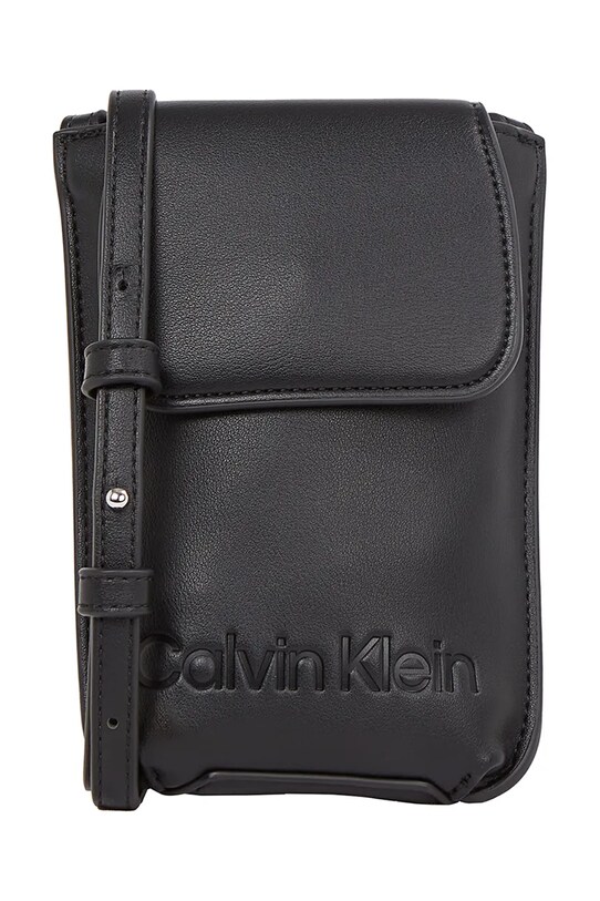 Calvin Klein Jeans saszetka dziecięca nie mieści A4 czarny IU0IU00695.PPYA