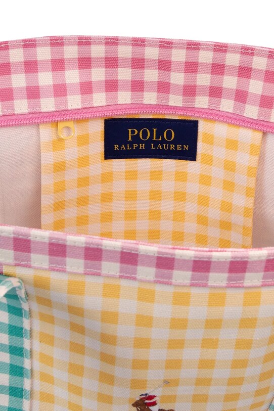 Fete Polo Ralph Lauren geantă de mână din bumbac pentru copii 4AR160 roz