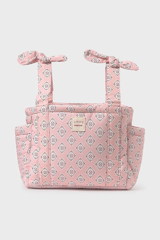 Mayoral Newborn torba do wózka nie mieści A4 różowy 19889.1S.Newborn.PPYH