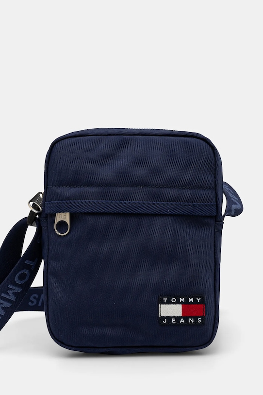 Torba Tommy Jeans bez uzorka mornarsko plava AM0AM12903