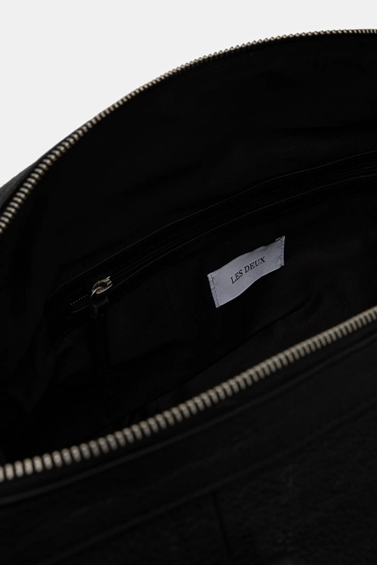 Les Deux torba skórzana Leather LDM940064 czarny