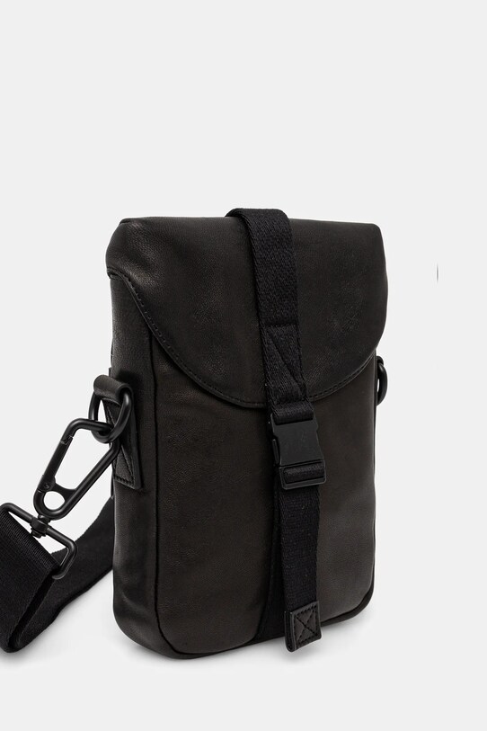 Accesorii AllSaints borseta de piele JUAN M145XB negru