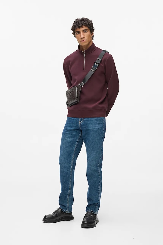 Karl Lagerfeld borsetă de piele A1M30004 maro AA00