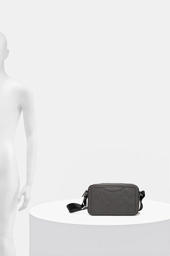 Кожена чанта през рамо Karl Lagerfeld K/LOOM A1M30067