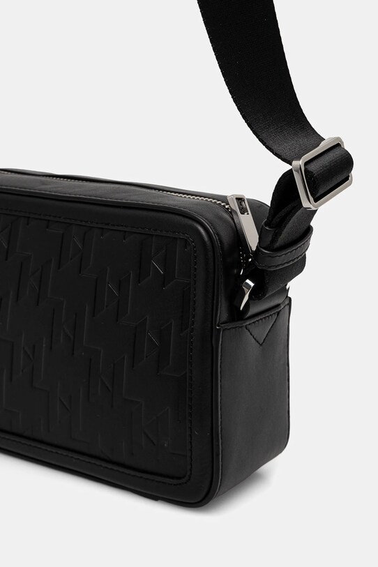 Accesorii Karl Lagerfeld borsetă de piele K/LOOM A1M30067 negru