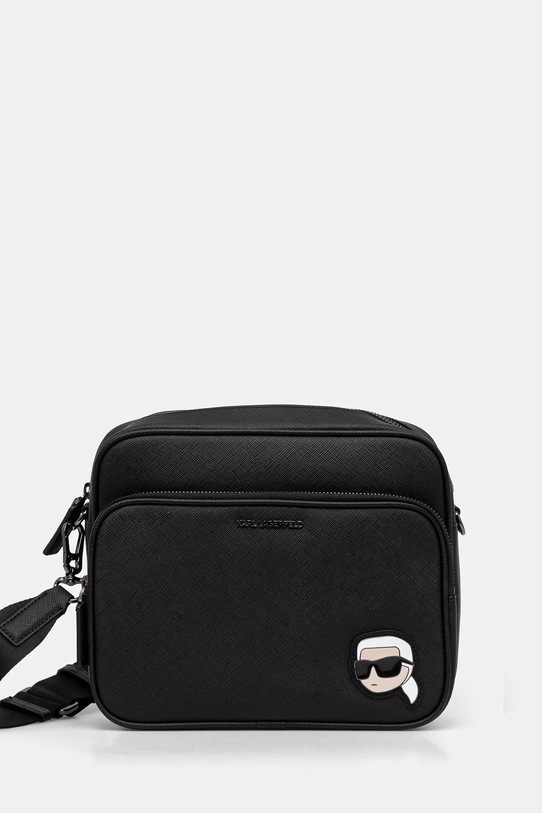 Malá taška Karl Lagerfeld K/IKON imitácia kože čierna A1M30075