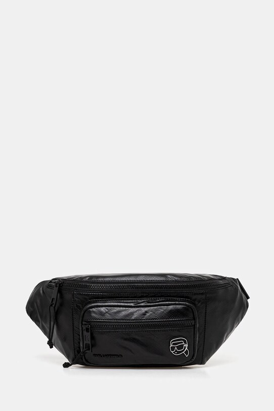 Сумка на пояс Karl Lagerfeld K/IKON аплікація чорний A1M30086