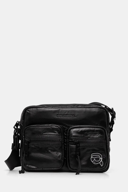 Torbica za okoli pasu Karl Lagerfeld K/IKON Ne ustreza A4 črna A1M30087