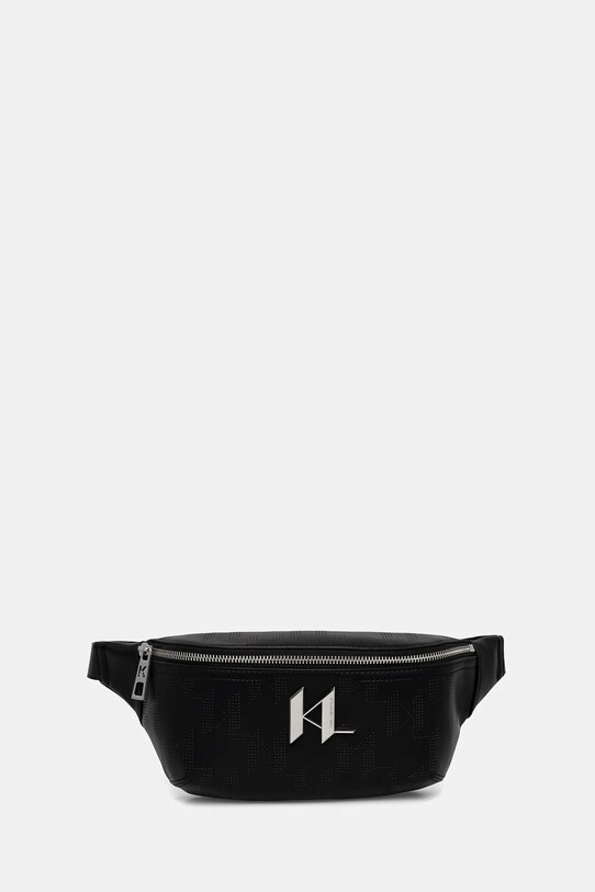 Karl Lagerfeld borsetă K/PLAK nu incape in A4 negru A1M30090