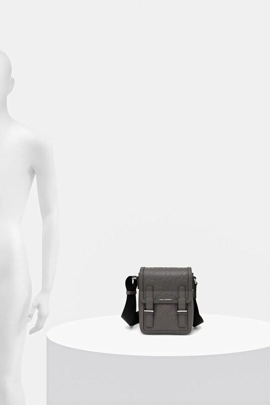 Кожена чанта през рамо Karl Lagerfeld K/LOOM A1M30095