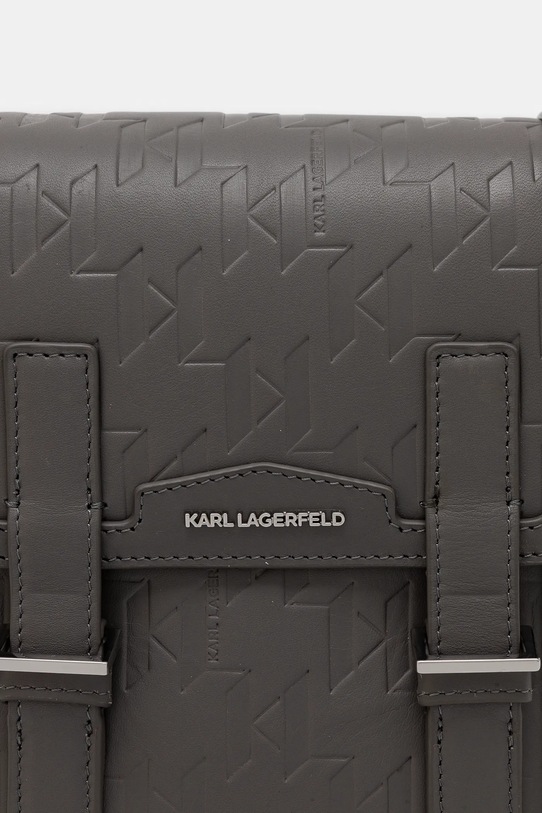 Karl Lagerfeld borsetă de piele K/LOOM A1M30095 gri