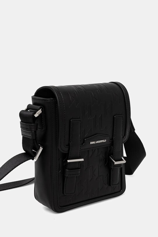 Шкіряна сумка Karl Lagerfeld K/LOOM A1M30095 чорний SS25