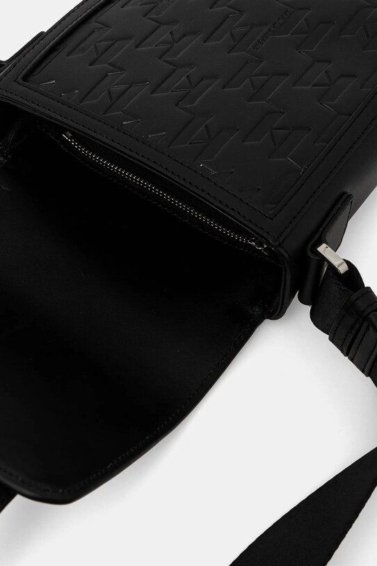 Шкіряна сумка Karl Lagerfeld K/LOOM A1M30095 чорний
