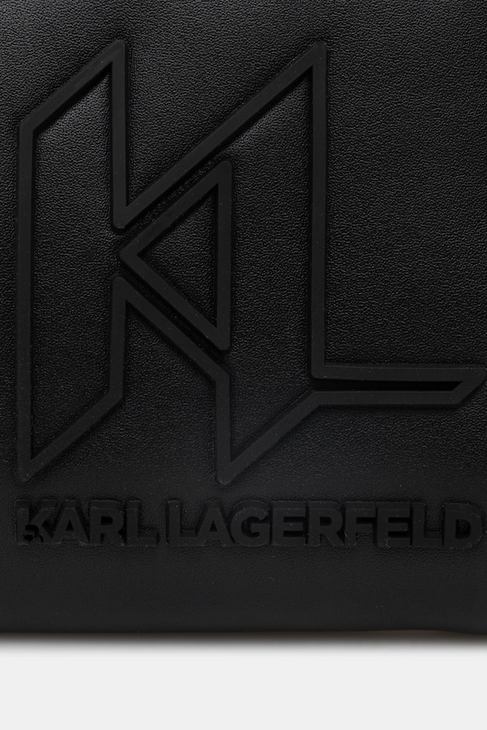 Кожаная сумка на пояс Karl Lagerfeld K/MONOGRAM чёрный A1M30115