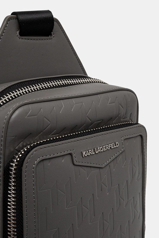 Кожаная сумка Karl Lagerfeld K/LOOM серый A1M30398