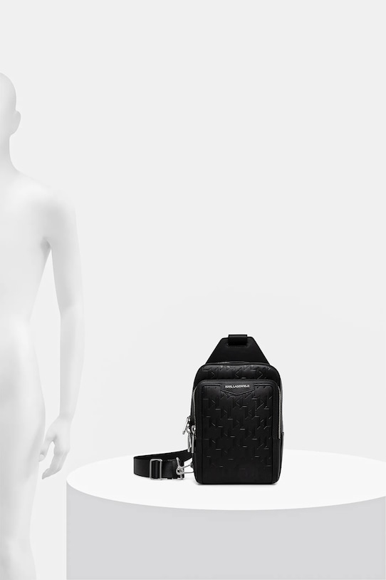 Кожена чанта през рамо Karl Lagerfeld K/LOOM A1M30398