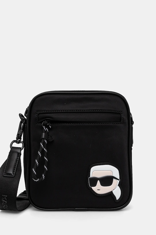Karl Lagerfeld borsetă K/IKON nu incape in A4 negru A1M30402