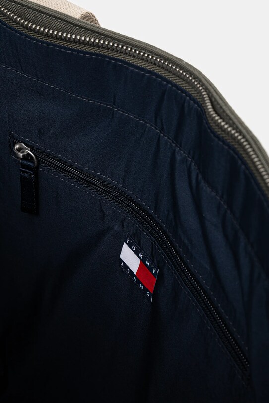Taška Tommy Jeans zelená AM0AM13278