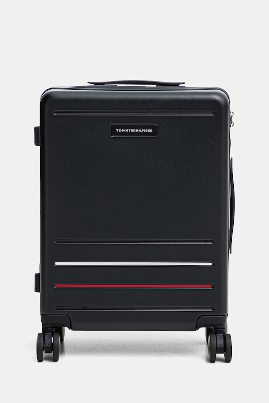 Kufor Tommy Hilfiger jednofarebný tmavomodrá AU0AU01973