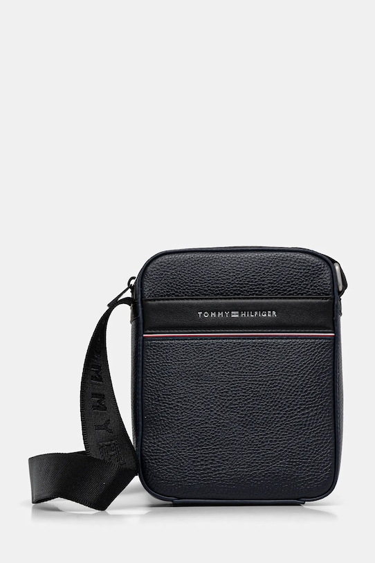 Σακίδιο Tommy Hilfiger απομίμηση λείου δέρματος σκούρο μπλε AM0AM13303