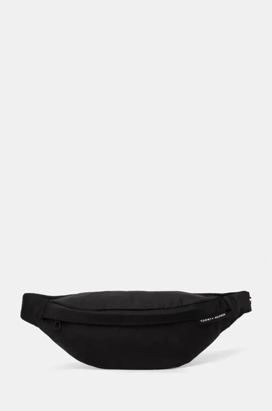 Ledvinka Tommy Hilfiger hladký černá AM0AM13299