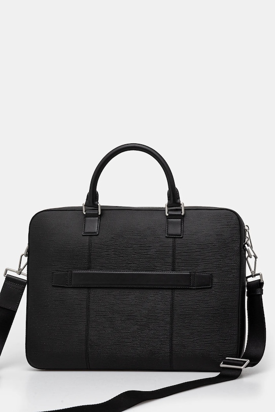 Doplnky Kožená taška Tommy Hilfiger AM0AM13105 čierna