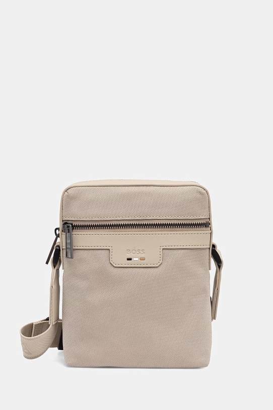 BOSS чанта за рамо мъжка Ray_N_NS Zip бежов 50536169