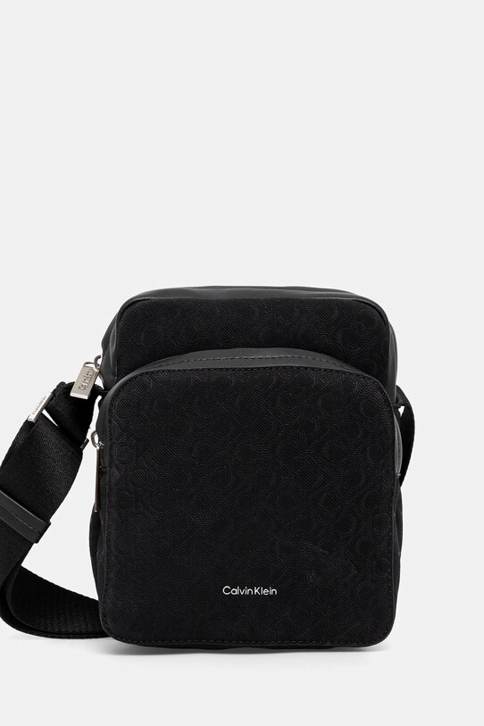 Calvin Klein saszetka nie mieści A4 czarny K50K512743