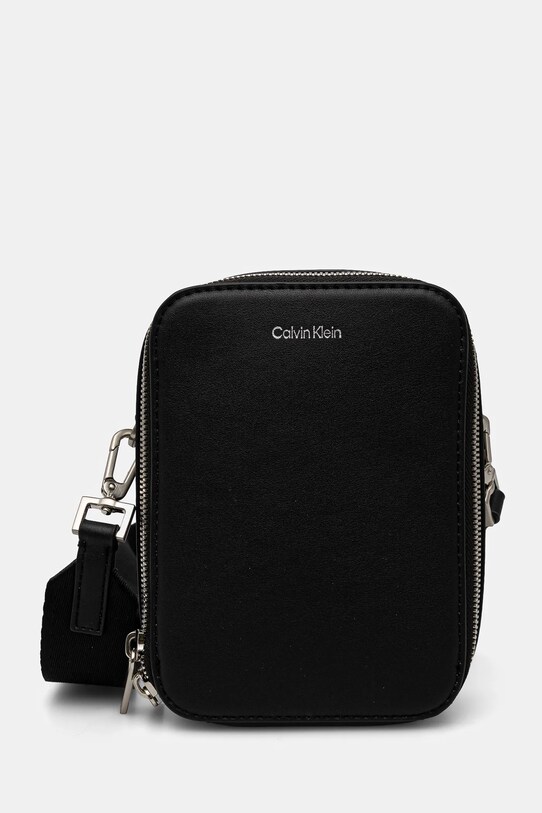 Calvin Klein saszetka nie mieści A4 czarny K50K512747