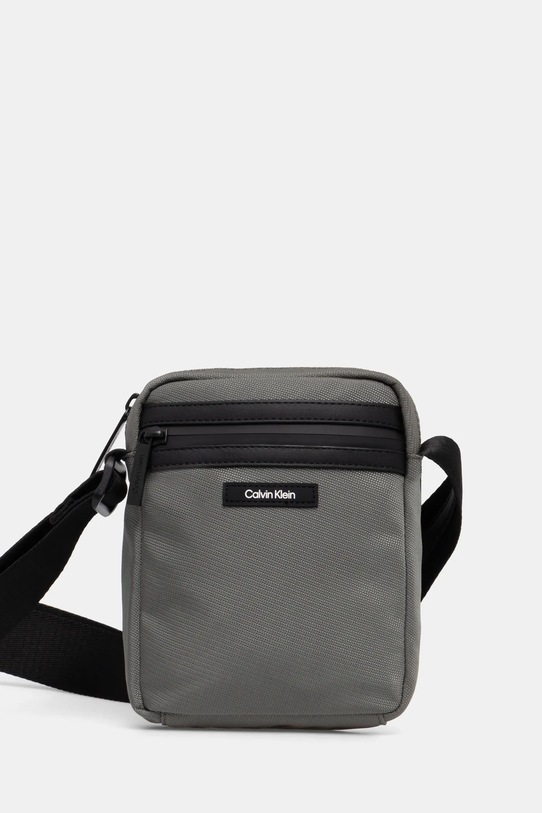 Calvin Klein saszetka nie mieści A4 zielony K50K512772