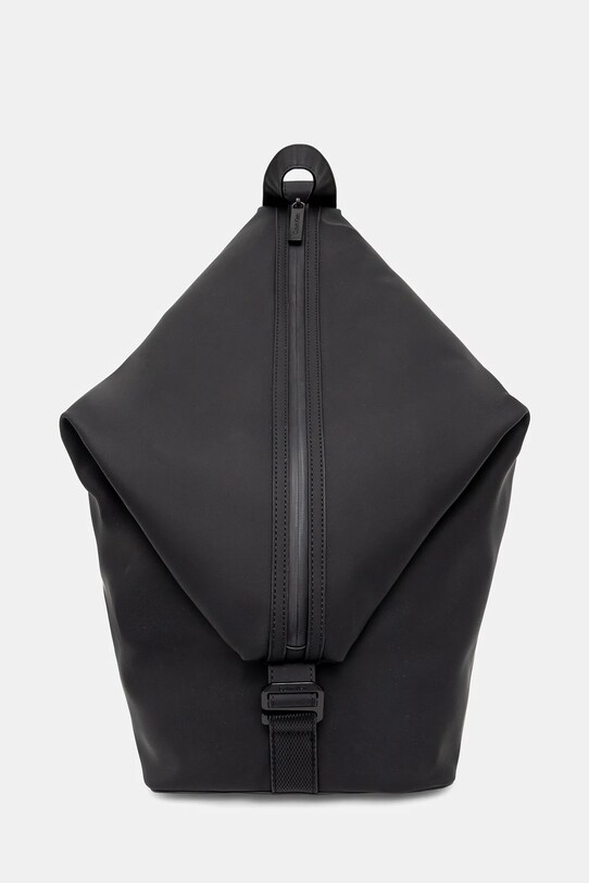 Ruksak Calvin Klein imitacija zrnate kože crna K50K512986