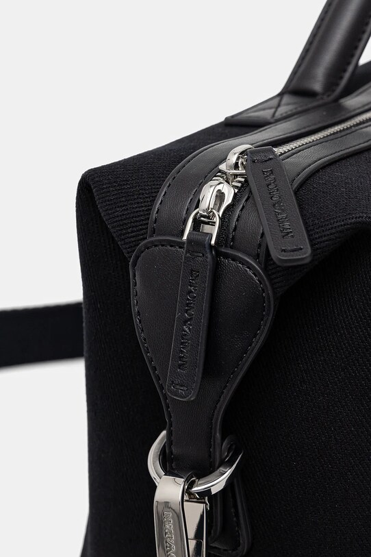 Бавовняна сумка Emporio Armani темно-синій EM001618.AF14671