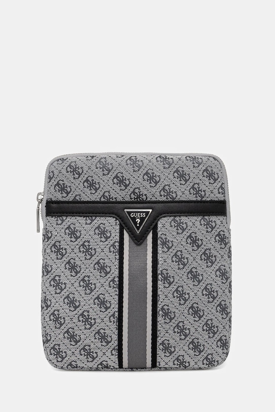 Guess saszetka MILANO nie mieści A4 szary HMMIST.P5123