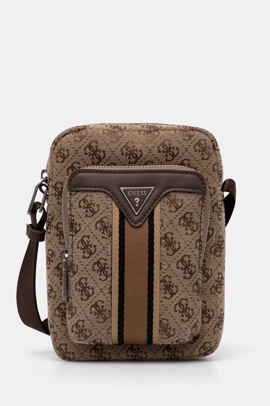 Σακίδιο Guess MILANO απομίμηση λείου δέρματος μπεζ HMMIST.P5163