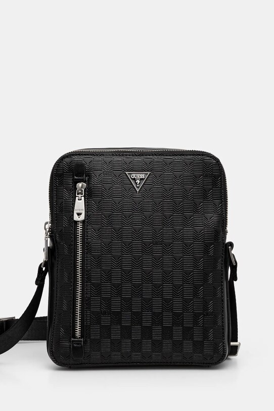 Malá taška Guess TORINO jemný vzor čierna HMTODE.P5118