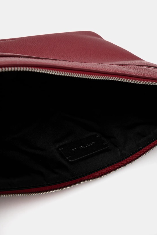 Coccinelle husă laptop din piele burgundia E5.MUK.86.01.01