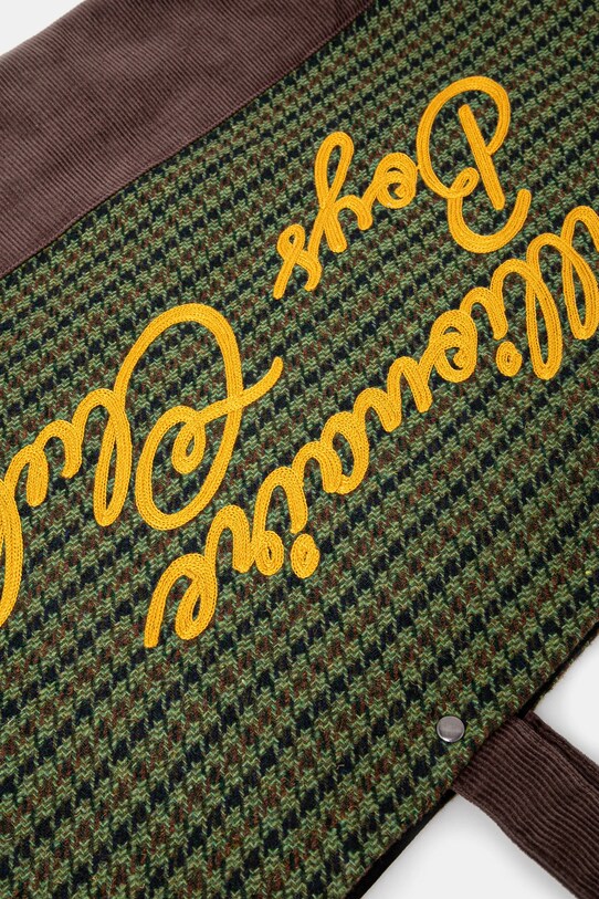 Billionaire Boys Club geantă Script Check Tote Bag verde B24483