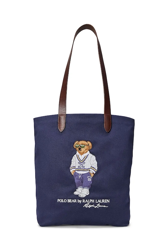 Taška Polo Ralph Lauren nášivka tmavomodrá 405962427