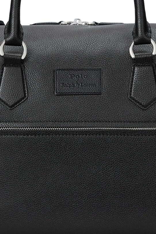 Δερμάτινη τσάντα Polo Ralph Lauren 405962459 μαύρο