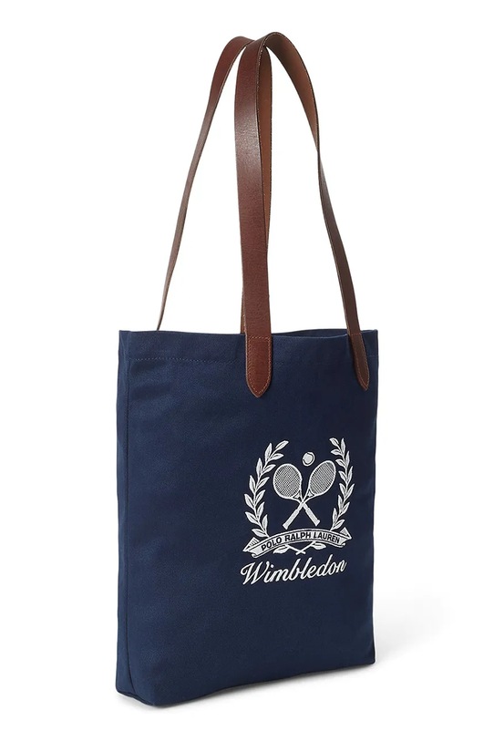 Polo Ralph Lauren torba bawełniana Wimbledon Collection 405970397 granatowy SS25
