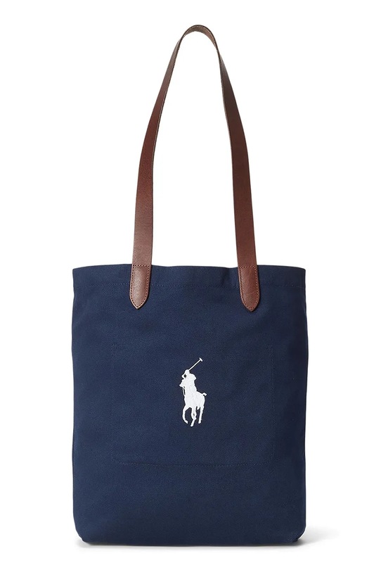 Doplnky Bavlnená taška Polo Ralph Lauren 405970397 tmavomodrá