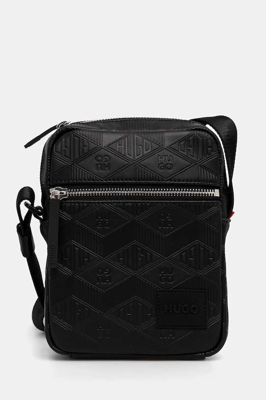 HUGO táska szintetikus bőr fekete 50541906
