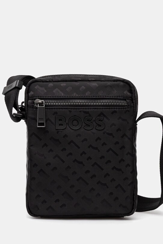 Σακίδιο BOSS απλικέ μαύρο 50541467