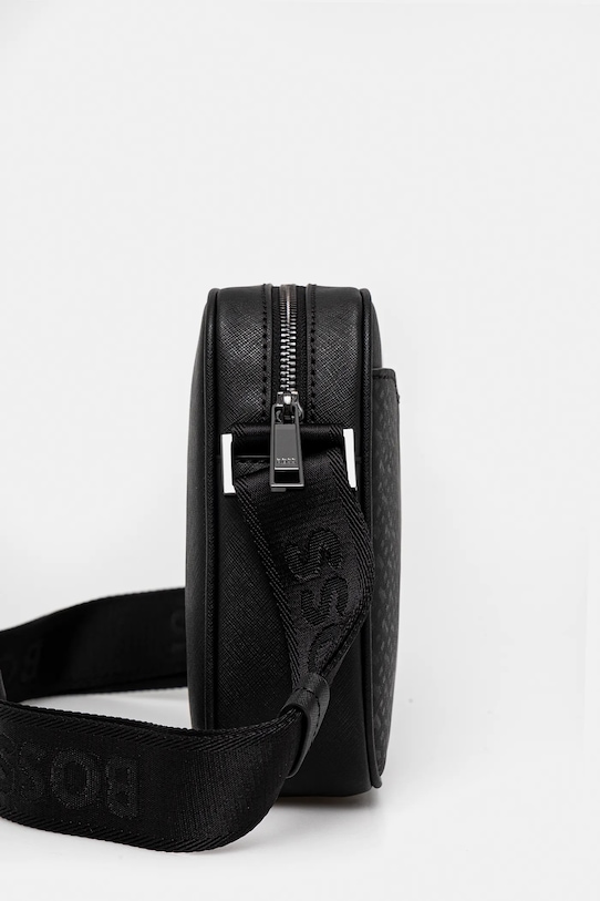 BOSS saszetka skórzana 50542236 czarny SS25