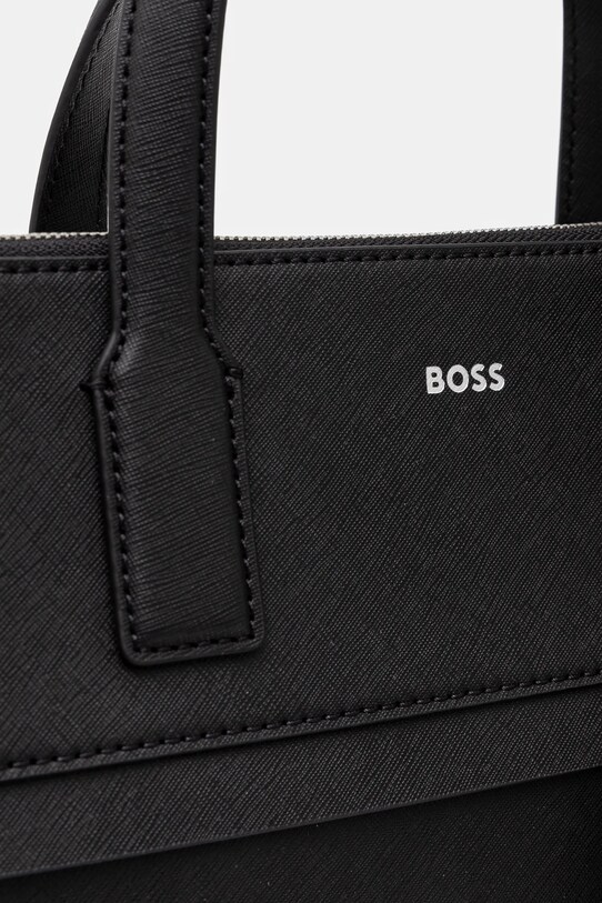 Kožna torba BOSS crna 50542241