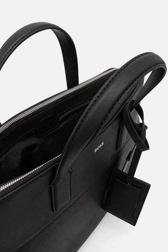 BOSS geanta de piele 50542241 negru