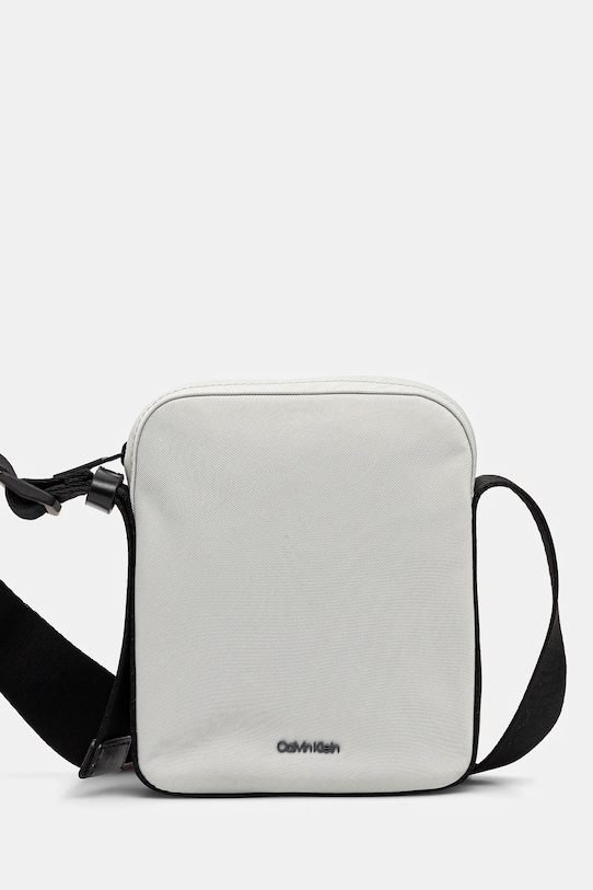 Ledvinka Calvin Klein hladký šedá K50K512886