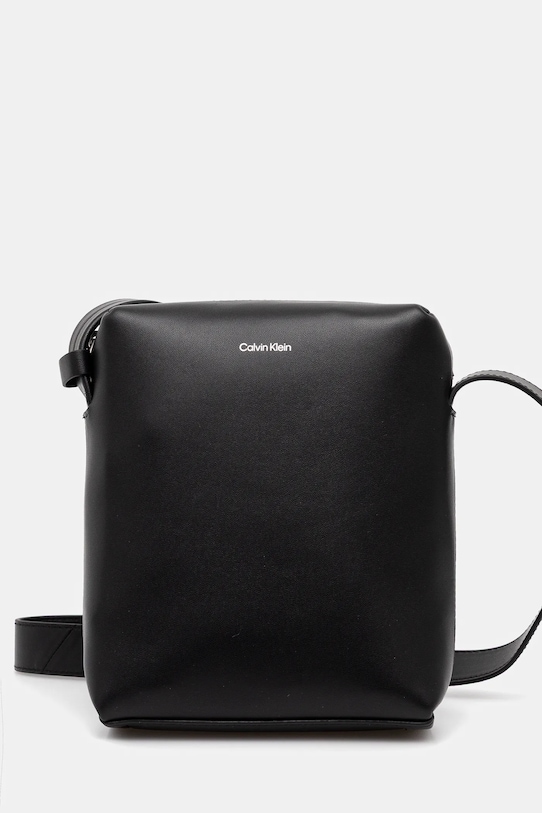 Calvin Klein pochette in pelle pelle fiore nero K50K512887