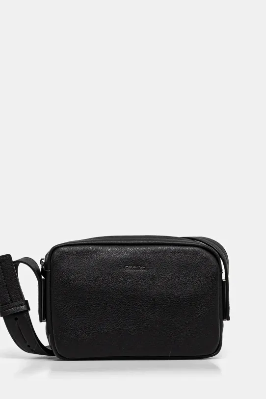 Calvin Klein saszetka nie mieści A4 czarny K50K512905